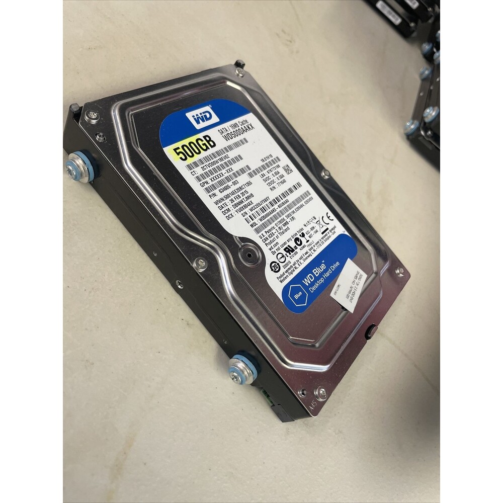 WD Blue 500GB 7200RPM SATA 6Gb/s 16MB 3.5Inch WD5000AAKX
